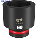milwaukee SHOCKWAVE IMPACT DUTY インパクトソケット 1インチ(25.4mm)角 60mm 49-66-6613 1個 ▼571-7152