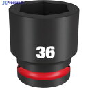 milwaukee SHOCKWAVE IMPACT DUTY インパクトソケット 3/4インチ(19mm)角 36mm 49-66-6374 1個 ▼571-7170