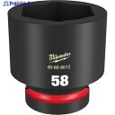 milwaukee SHOCKWAVE IMPACT DUTY インパクトソケット 1インチ(25.4mm)角 58mm 49-66-6612 1個 ▼571-7187