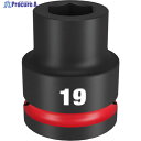 milwaukee SHOCKWAVE IMPACT DUTY インパクトソケット 3/4インチ(19mm)角 19mm 49-66-6357 1個 ▼571-7193