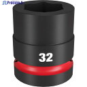 milwaukee SHOCKWAVE IMPACT DUTY インパクトソケット 1インチ(25.4mm)角 32mm 49-66-6597 1個 ▼571-7202
