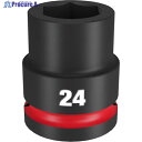 milwaukee SHOCKWAVE IMPACT DUTY インパクトソケット 3/4インチ(19mm)角 24mm 49-66-6362 1個 ▼571-8713