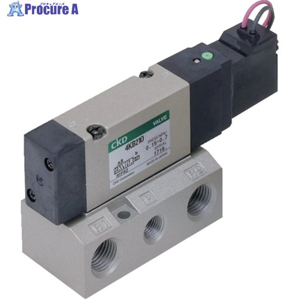 CKD ż ѥåȼ5ݡۥåХ 4K꡼ 12C Rc3/8 DC24V 4KB410-10-DC24V 1 580-7743