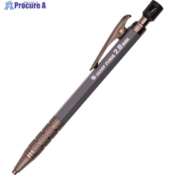 祥碩堂 朱雀 建築用シャープペンシル2.0本体 HB 500-HB 1本 ▼607-4672