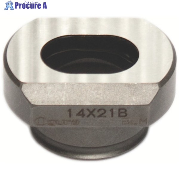 Ogura 電動油圧パンチャー用替刃長穴ダイス14X21mm 5332230 1個 ▼852-2097