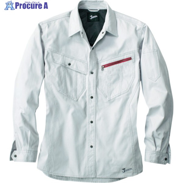 Jawin ナガソデシャツ Mサイズ シルバー 51904-036-M 1着 ▼855-7322