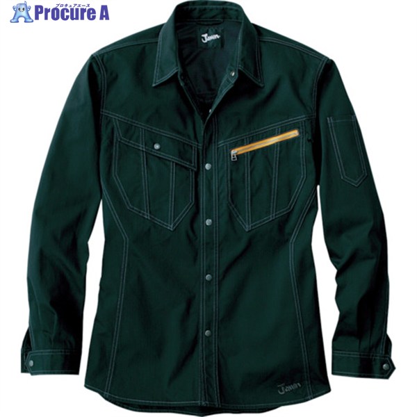 Jawin ナガソデシャツ Lサイズ ブラック 51904-044-L 1着 ▼855-7330