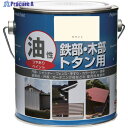 ニッぺ 塗料 油性鉄部・木部・トタン用 0.7L ホワイト HYJ001-0.7 4976124096808 1缶 ▼859-9353