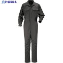 カジメイク TC長袖つなぎ服 ダークグレー 3L 6709-75-3L 1着 ▼102-6193