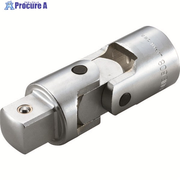 TONE ユニバーサルジョイント 差込角25.4mm 全長128mm 608 1個 ▼121-4209 ●YA513