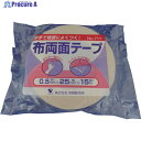 TERAOKA 布両面テープ NO.711 25mmX15M 711 25X15 1巻 ▼419-6384