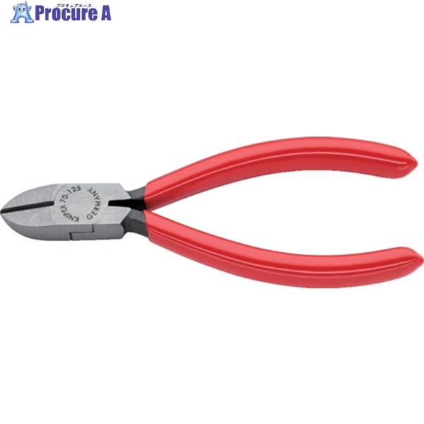 KNIPEX 電工ニッパー 125mm 7001-125 1丁 ▼446-8465
