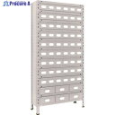 TRUSCO スチールラック 軽量棚875X300X1800スチール引出小X54大X6 ネオグレー 63V-812A9B2 NG(ネオグレー) 1台 ◇▼510...
