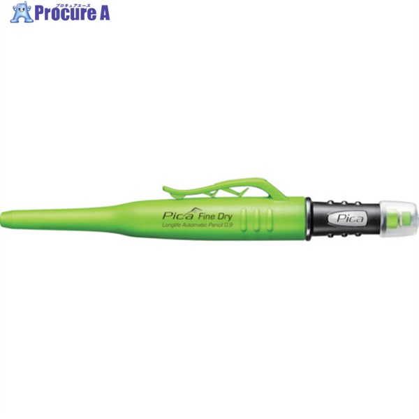 ピカマーカー 建築用シャープペンシル“Fine Dry” 丸芯0.9mm 黒HB 7070 1本 ▼510-3677
