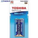 東芝 IMPULSE アルカリ乾電池 9V形 6LR61H EC 1パック ▼631-4595【代引決済不可】