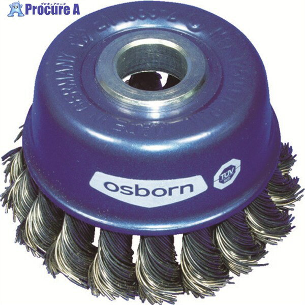 OSBORN 工業用ブラシ カップブラシ スルーホール 608131-TH 1個 ▼818-4386