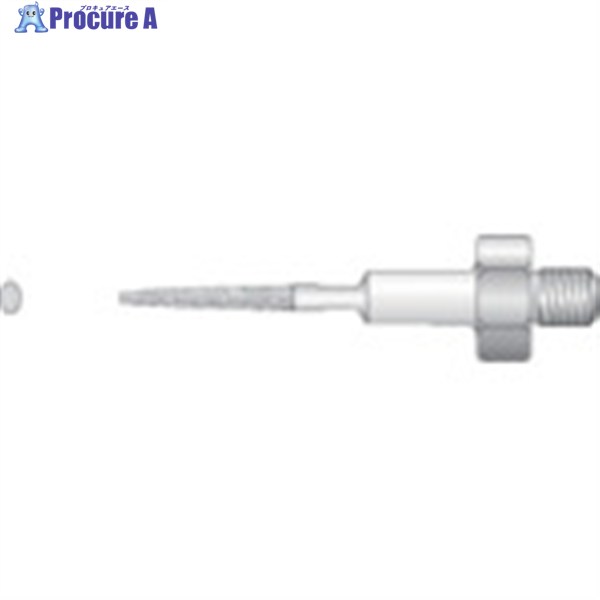 ナカニシ 電着ダイヤモンドヤスリ 先細楕円型 3×2×17 #200 60191 1本 ▼833-8190