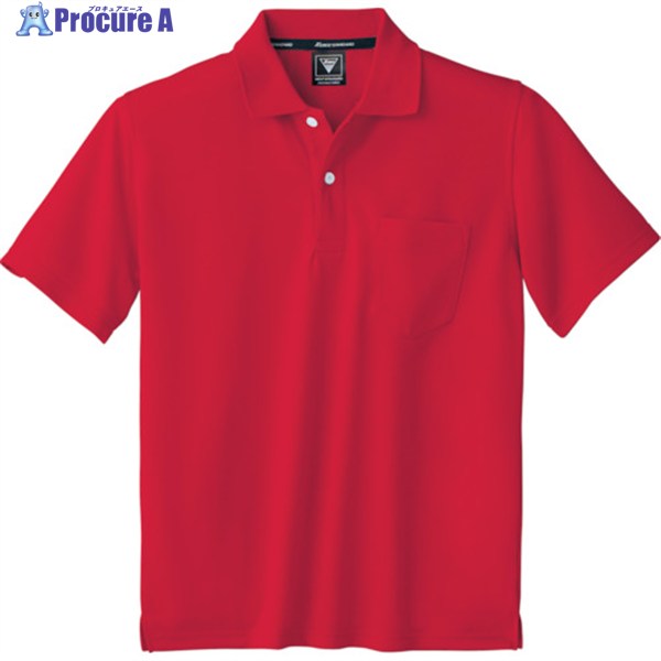 XEBEC 半袖ポロシャツ6030-71-LL レッド 6030-71-LL 1着 ▼836-6063