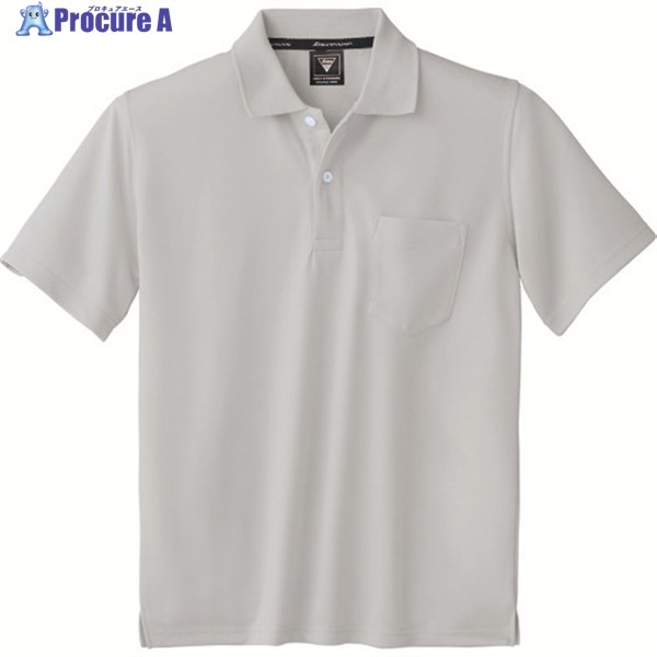 XEBEC 半袖ポロシャツ6030-22-SS シルバーグレー 6030-22-SS 1着 ▼836-8832
