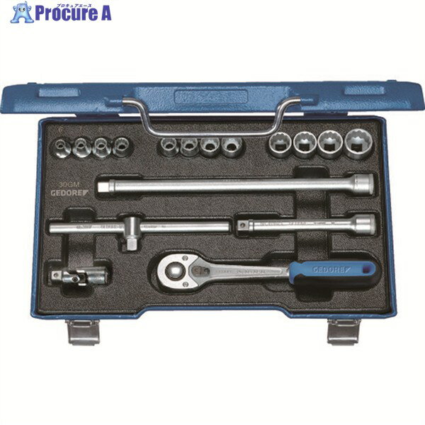 GEDORE 【売切廃番】 ソケットセット 3/8 D30GMU‐3 6240200 1S ▼855-1300