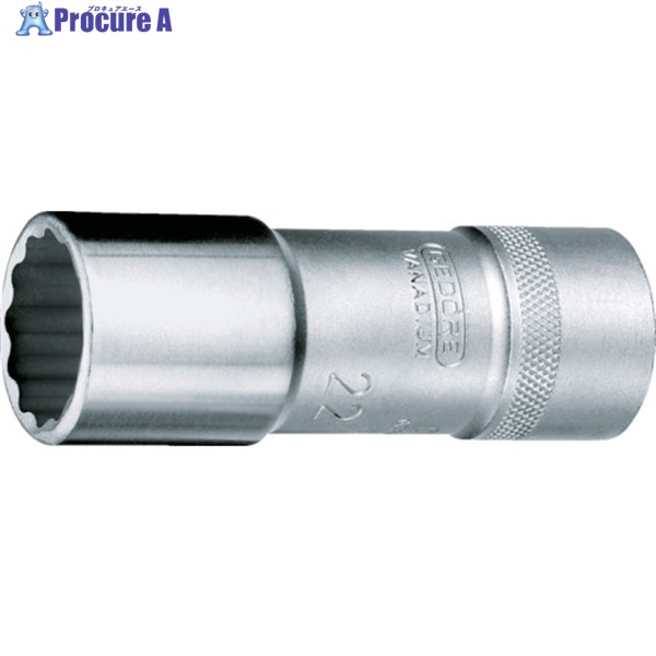 GEDORE ソケット ロング(12角) 1/2 24mm 6140760 1個 ▼855-6730