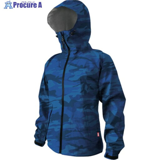 カジメイク ストレッチシールドジャケット ブルーカモ M 7570-45-M 1枚 ▼114-7208