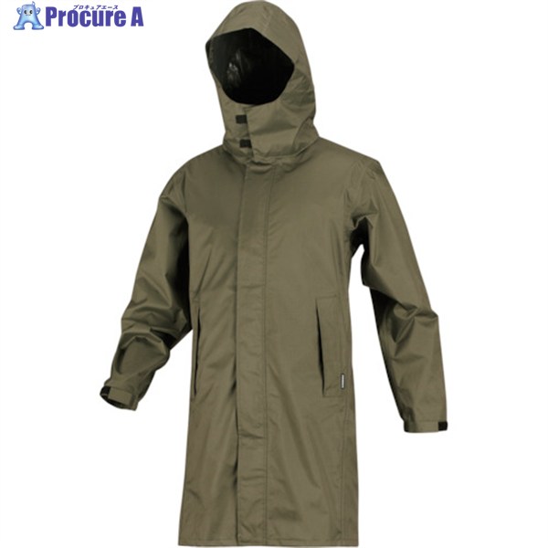 カジメイク 7590 バッグインコート オリーブ L 7590-58-L 1着 ▼207-7024