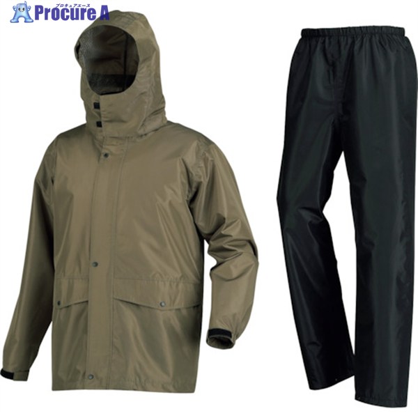 カジメイク 7541 ローリングレインスーツ オリーブ 3L 7541-58-3L 1着 ▼260-7522