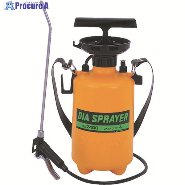 FURUPLA 【一時受注停止】 ダイヤスプレー プレッシャー式噴霧器 4リッター 7400 1台 ▼292-1243