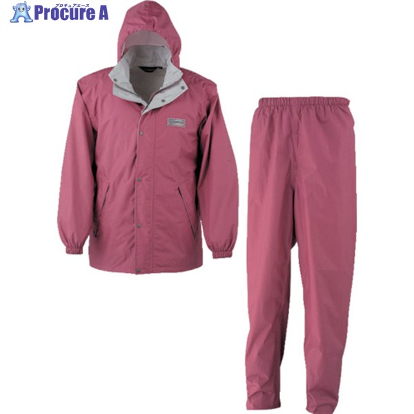 カジメイク エントラントレインスーツ2 ピンク L 7250-27-L 1着 ▼324-6396