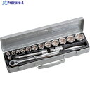 TONE ソケットレンチセット 差込角12.7mm 17pcs 6角(10mm〜) 760MS 1S ▼369-7142 ●YA513