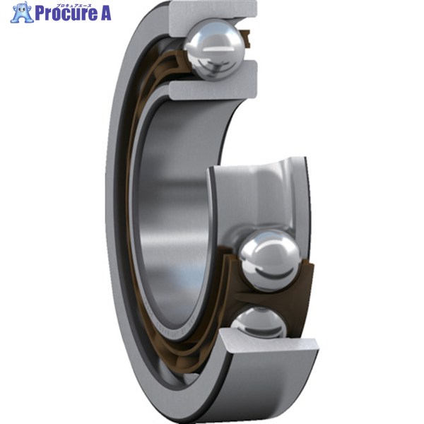 SKF 単列アンギュラ玉軸受(ユニバーサルマッチ用) 接触角40° 内径30mmX外径62mmX幅16mm 7206 BECBP 1個..