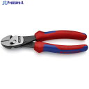 KNIPEX ツインフォースニッパー コンフォートハンドル 180mm 7372-180BK 1丁 ▼446-8759