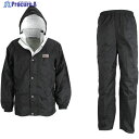 カジメイク エントラントレインスーツ2 ブラック L 7250-91-L 1着 ▼472-8866