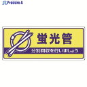 ユニット 一般廃棄物分別標識 蛍光管・エコユニボード・120X300 822-46 1枚 ▼742-9029