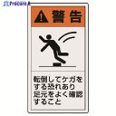 ユニット PL警告表示ラベル 大 警告 転倒・10枚組・110X60 846-51 1組 ▼743-8869