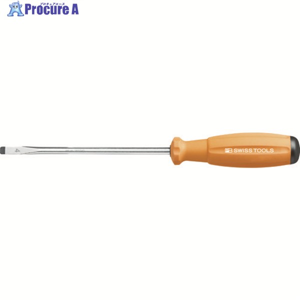 PBスイスツールズ レインボーマイナスドライバー 橙 8100-4-140OR 1本 ▼828-6923(4)