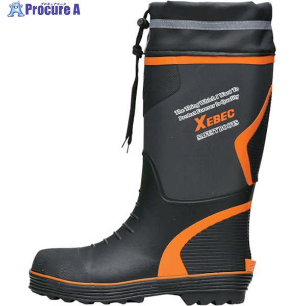 XEBEC セーフティ防寒長靴85710-90-3L ブラック 85710-90-3L 1足 ▼860-9053