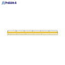 共栄プラスチック カラー直線定規 30cm イエロー CPK-30-Y ▼16046 共栄プラスチック(株)●a559