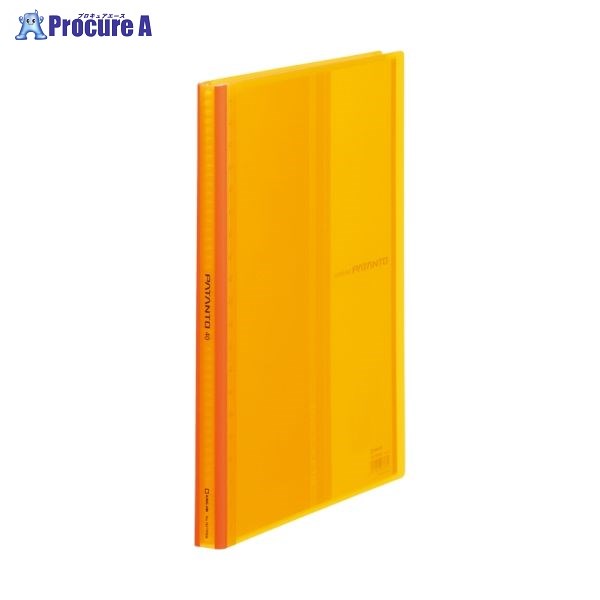 KING JIM クリアーF パタント（透明）40P 黄 182TPNWキイ ▼24660 (株)キングジム●a559