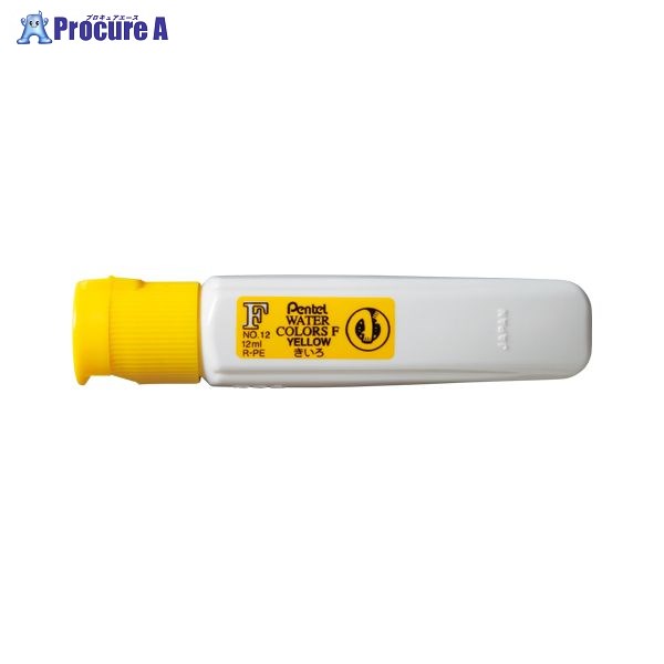 Pentel Fポリチューブワンタッチ きいろ WFCT12 ▼32444 ぺんてる(株)●a559
