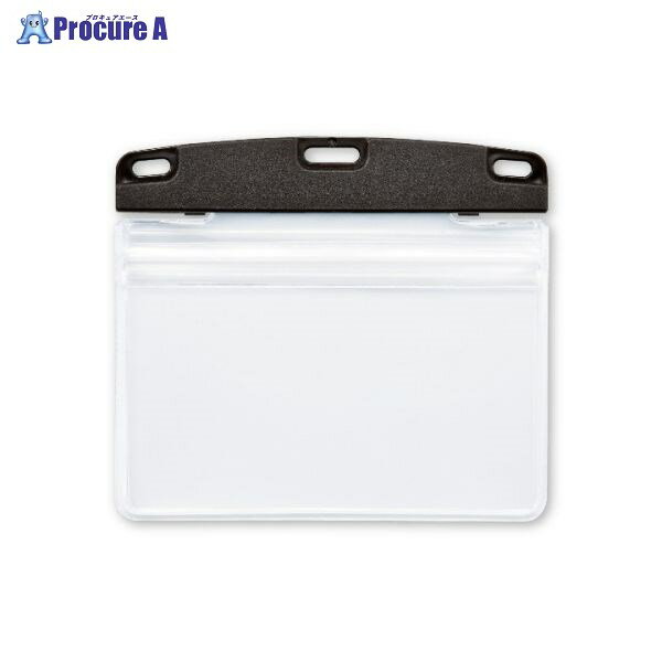 OPEN 名札ケース 黒 NX-132-BK ▼33234 オープン工業(株)●a559