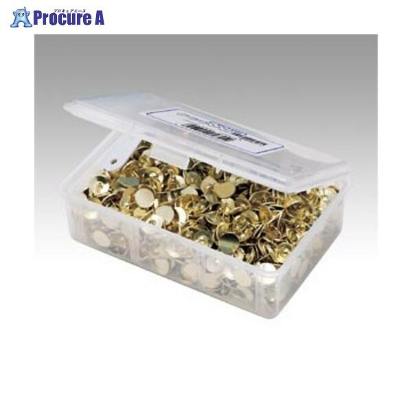 クラウン 二重画鋲 画鋲抜付 （1000本入） CR-GB1000-BRS ▼4324 クラウン●a559