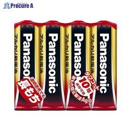 Panasonic アルカリ電池 単3 4個エルフシュリンク LR6XJ/4SE ▼59912 パナソニック(株)●a559