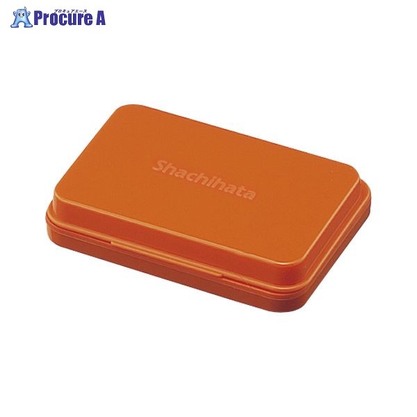 Shachihata シヤチハタスタンプ台 小形 朱 HGN-1-OR ▼67927 シヤチハタ(株)●a559