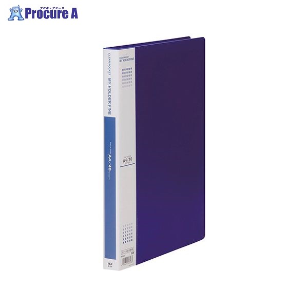 TEJI マイホルダーファイン 青 A4 40P M-1044-02 アオ ▼70143 テージー(株)●a559(3)