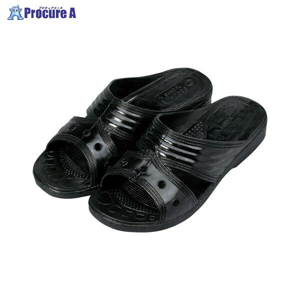 オーミケンシ フィッティングサンダル ブラック 12800031 (10P) ▼73637 オーミケンシ(株)●a559