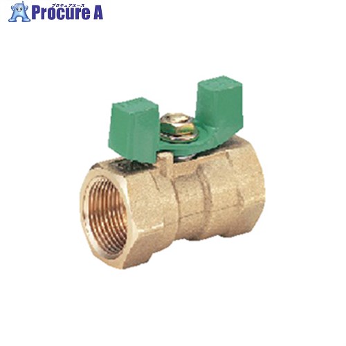 キッツ TKW 黄銅ボール弁【600型・蝶形ハンドル】 6A TKW 6A ▼1002369 キッツ●i547