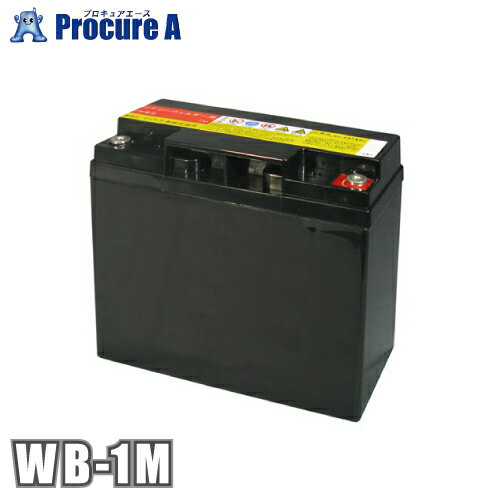 マイト工業 鉛バッテリー (20A×12V) WB-1M 【代引決済不可】●YA509