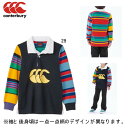 カンタベリー キッズ 長袖 ラガーシャツ CANTERBURY ライト アグリー ジャージ ラグビー スポーツ カジュアル ウェア 子供服 セール RAJ43906